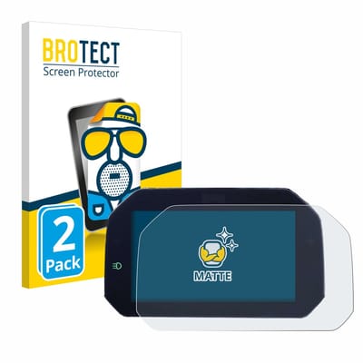 BROTECT - Screenprotector voor BMW S 1000 XR 2020 Connectivity TFT 6.5" - Folie Beschermfolie matte 2 Stuks