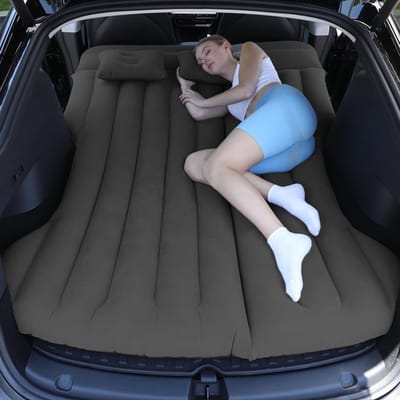 Dailygoods- Luchtmatras SUV - Opvouwbaar - Dubbel luchtbed - Auto-luchtmatras - Comfortabel - Afmetingen 190x130x15 cm - Auto Airbed