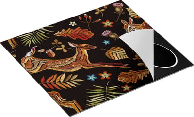 Chefcare Inductie Beschermer Herfst Achtergrond met Herten - Abstract - 60x50 cm - Afdekplaat Inductie - Kookplaat Beschermer - Inductie Mat