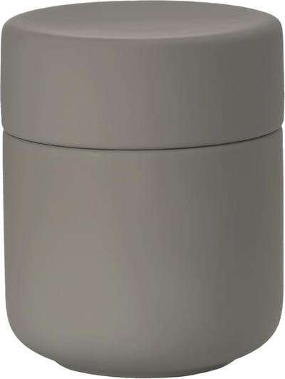 Cosmetische Pot in Taupe - Elegante Opbergoplossing voor Schoonheidsproducten met Scandinavisch Design