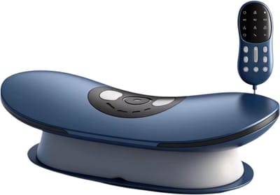 Thermisch Massageapparaat met Trilmassage – Lage Frequentie Stretch voor Taillemassage, Hielpunt Massage en Ontspanning van Taille en Voeten-Blauw