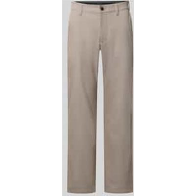 straight fit broek van katoenmix