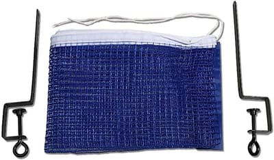 Tafeltennis Net - Pingpong Set - Sporten Thuis - Verstelbare Klemmen - 180 cm Lengte - Blauw