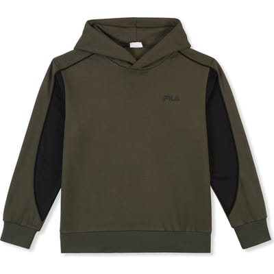 FILA Boys Barate Loose Graphic Hoodie Deep Depths-black Maat: 146/152 | Sportkleding Outlet | Unisex | Zwart