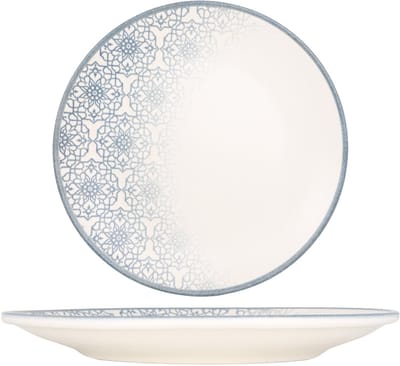 Kütahya Porselen Dinerbord - Casa Blue - Porselein - 30 cm - set van 6
