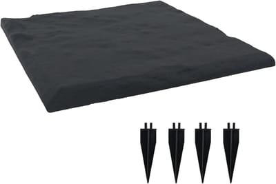 Tuin Stapstenen - Decoratieve Pad - Buitenbestrating - Inclusief Grondpennen - Vierkant 39cm