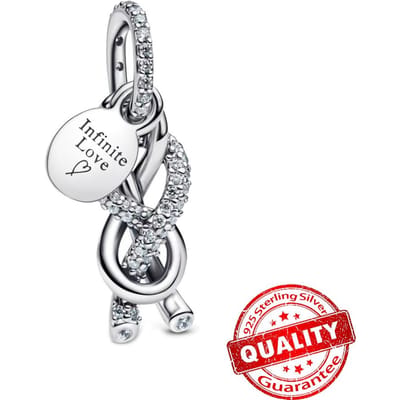 Unieke Splitsbare Moeder & Dochter Dangle Bedel Past op Armband Koper Liefde Mama Kralen Doe-het-zelf Ketting Sieraden Cadeau white