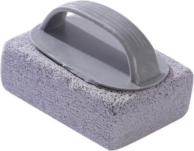 Puimsteen Zwembad - Tegel Reiniger - Zwembad Onderhoud - Natuurlijk Materiaal - 10x7x3.5cm - Grijs