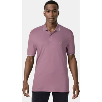 Paul Smith Slim Fit Polo Zeb Badge Mauve Maat: XS | Poloshirts Outlet | Heren | Roze