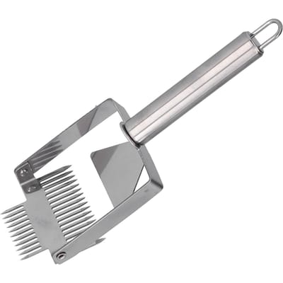 Ontzegelingsvork Dubbelhoofd Honing Snijvork Schraper Bijenkorf Gereedschap Bijenhouderij Gereedschappen Stainless steel handle double end gray