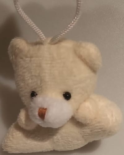 Beer creme 7cm hoog. Perfect om als schoencadeau te geven of tijdens Kerst en Sinterklaas. Leuk als sleutelhanger of tassenhanger. Een leuke knuffel om voor jezelf te kopen of om cadeau te geven.