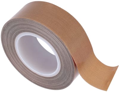 Teflon-tape op Hoge Temperatuur Zelfklevende Afdichting op Hoge Temperatuur Isolerend Thermisch Gereedschap voor Vacuümverzegelaar(0.25mm x 19mm x 10m)