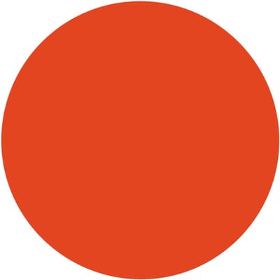 Groovy Magnets Cirkel Magneetsticker - Rood