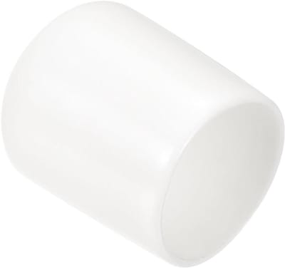 Rubberen eindkappen - Beschermdoppen buisstop - Meubels beschermen - Elastisch en duurzaam - 17 mm binnendiameter - Wit