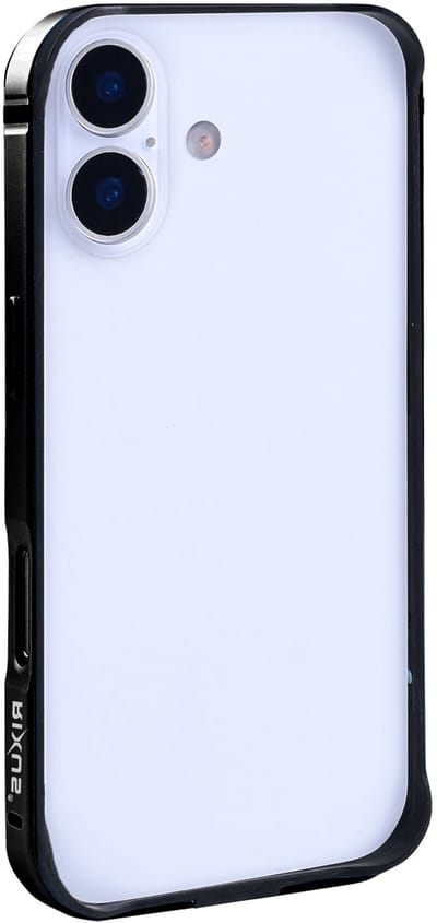 Rixus Crash Guard Case For Apple iPhone 16 Black
