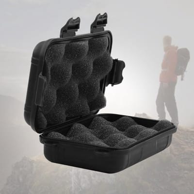 Opbergbak voor Buiten - Schokbestendige en Waterdichte Opbergdoos - Verkrijgbaar in 2 Kleuren en 2 Maten, Ideaal voor Survival en Camping