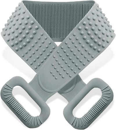 Rugborstel met Massagefunctie van Siliconen - 91 cm Lange Doucheborstel voor Grondige Lichaamsreiniging