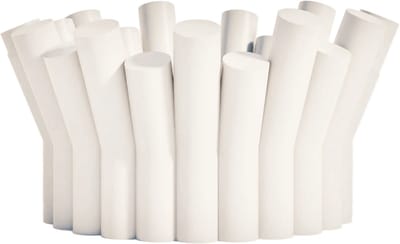 Fiastra Rivolo fruitschaal - fruitmand - schaal - wit - 30 x 30 cm