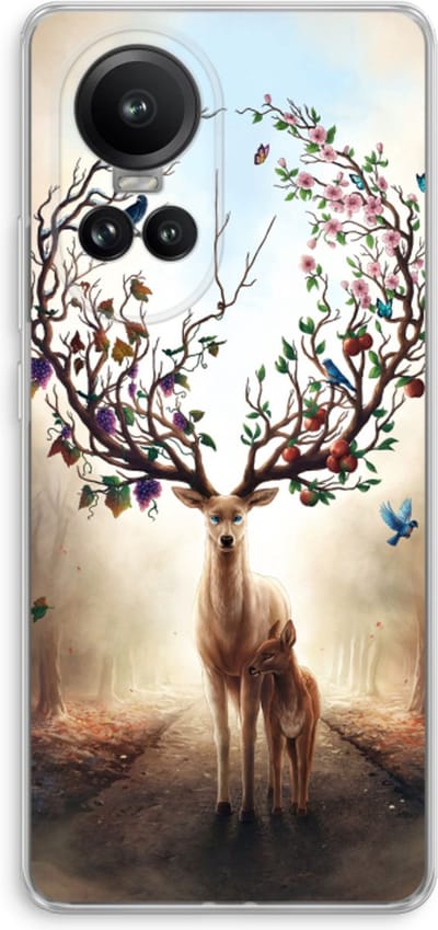 Case Company® - Hoesje geschikt voor Oppo Reno 10 Pro hoesje - Seasons Change - Soft Cover Telefoonhoesje - Bescherming aan alle Kanten en Schermrand