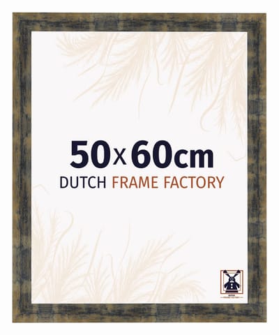 Fotolijst 50x60 cm - MDF - Blauw Goud Gemeleerd - Praag