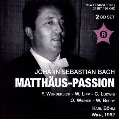 Matthaus Passion (Vienna 18.04.1962)