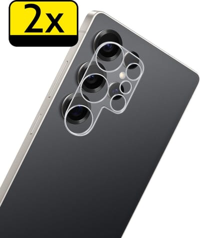Camera Lens Protector - Geschikt voor Samsung Galaxy S25 Ultra - 2 Stuks - Camera Screenprotector - Beschermglas - Gehard Glas - Tempered Glass - Screen Protector
