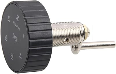 Slim Slot - Elektronisch Slot Wachtwoordslot - Kasten Beveiligen - Zinklegering - 52x18 mm - Zilverkleurig
