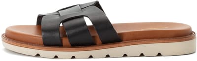 camel active Sandalen gemaakt van leer - Maat - Zwartwomenswear-37