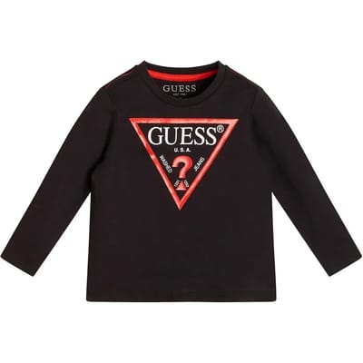 T-shirt met lange mouwen voor babyjongens Guess Core