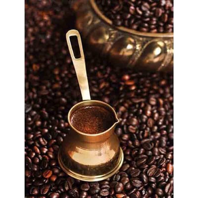 Peinture Diamant 5D Tasse à Café Broderie Diamant Grains de Café Paysage de Pièce Image de Strass 20X30CM black