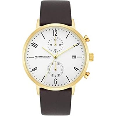 Montgomery MG900 Chronograaf Goud Leer | 10090107