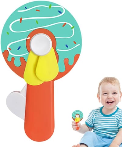 Handventilator Speelgoed - Draagbare Koeler - Directe Verkoeling - Geen Batterij Nodig - 75x35x14 cm - Willekeurige Kleur