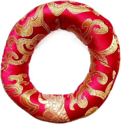 Klankschaal Kussen - Donut Ring - Stabiel Presenteren - Speciaal Voor Kleine Maten - 11 Cm - Rood