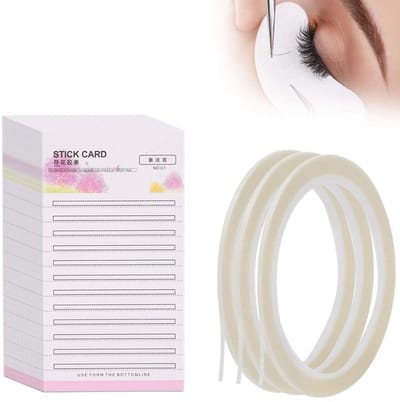 Dailygoods- Wimperkaarten 30 Stuks - Individuele Wimperkaarten - Valse Wimpers - Plakstrips - Dubbelzijdig Plakband - Professioneel - Wimperextensions