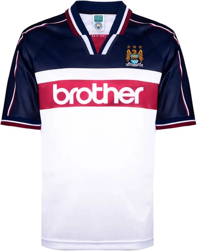 Jersey Manchester City Heren Mcfc Fw 1998 Uit T-shirt Veelkleurig Mix - S