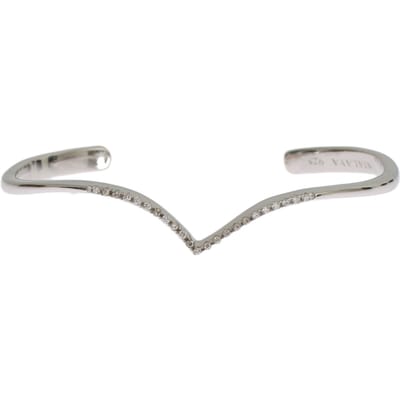 Nialaya Vrouwen Skyfall CZ 925 zilver Bangle Armband