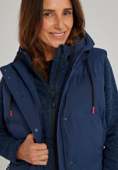 Damart - Mouwloze Thermolactyl bodywarmer dames - Dames - Blauw - 38-40 (S)