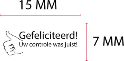 Stempelplaatje Trodat Printy 4908