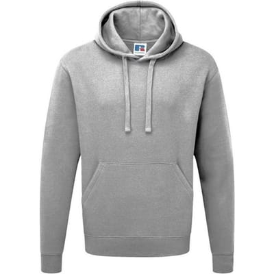 Russell Kleuren Heren Hooded Sweatshirt / Hoodie (Licht Oxford)