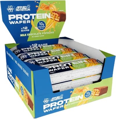 Applied Nutrition Protein Wafer (12x39g) Milk Chocolate Pistachio - Repen - Eiwit Repen