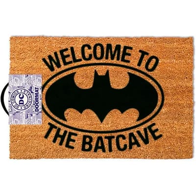 Pyramid International Batman Deurmat Welcome To The Batcave 40 x 60 cm Bruin