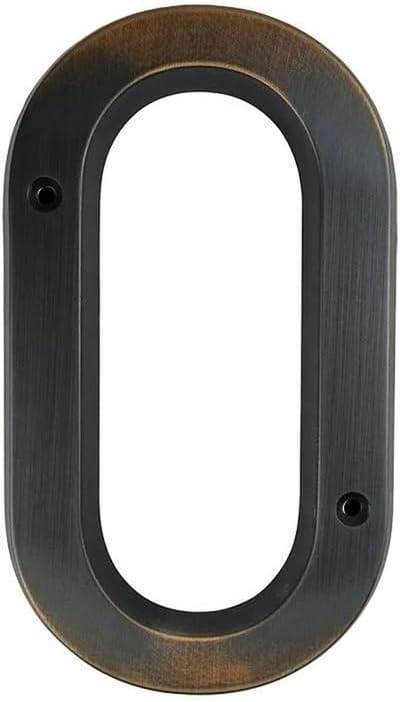 Huisnummer - Deurnummer - Huis Markeren - Waterdicht Roestbestendig - 152 mm - Antiek Brons
