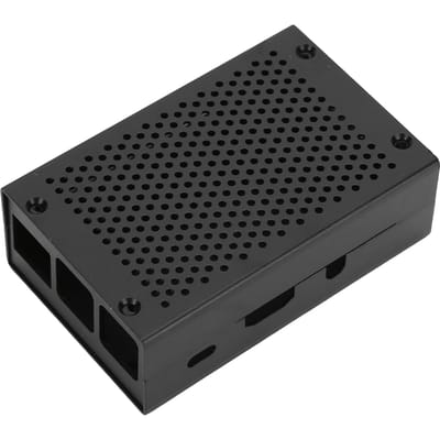 Beschermhoes voor Raspberry Pi 3 Behuizing Behuizing Aluminiumlegering met Koelventilator