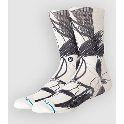 Stance Art Studio Crew Socks wit