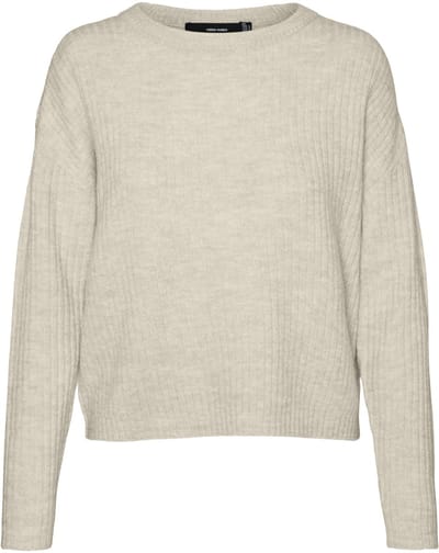 VERO MODA - VMLEFILE LS O-NECK RIB BLOUSE GA NOOS - Dames - Gebreide truien
