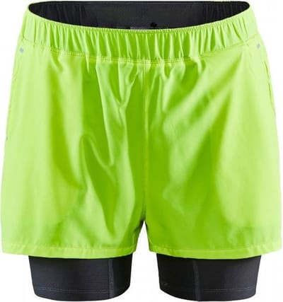 Craft Adv. Essence 2-in-1 Short Heren - groen - maat L