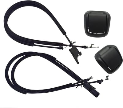Kantelgrepen voor auto voorstoelen - Links en Rechts - Kabelbediening - Geschikt voor Fiesta MK5 MK6 - Handkanteling - Vervangende onderdelen.