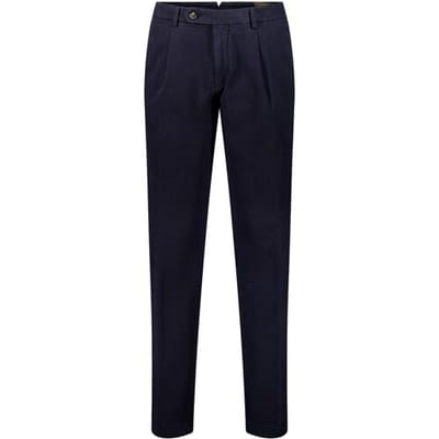 Gardeur Broek Tolino King Twill Soft Cashmere Touch Dark Navy / male