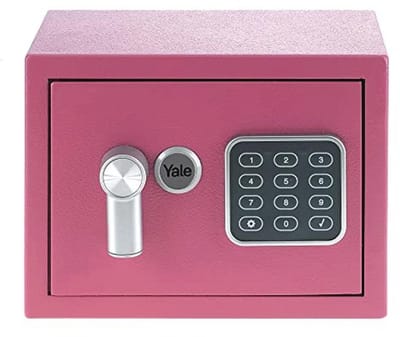 Elektronische Mini Kluis met Pincode - Roze - Basisbeveiliging voor Waardevolle Items