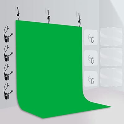 Groene Scherm Achtergrond 2,6 x 3 m voor Fotografie en Streaming | Rimpelvrij Polyester